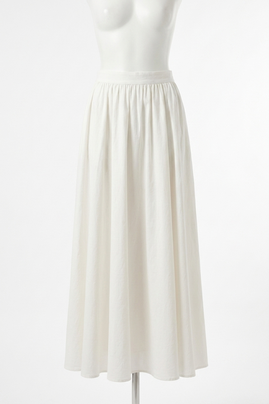 NEW NIA leanna maxi skirt in white